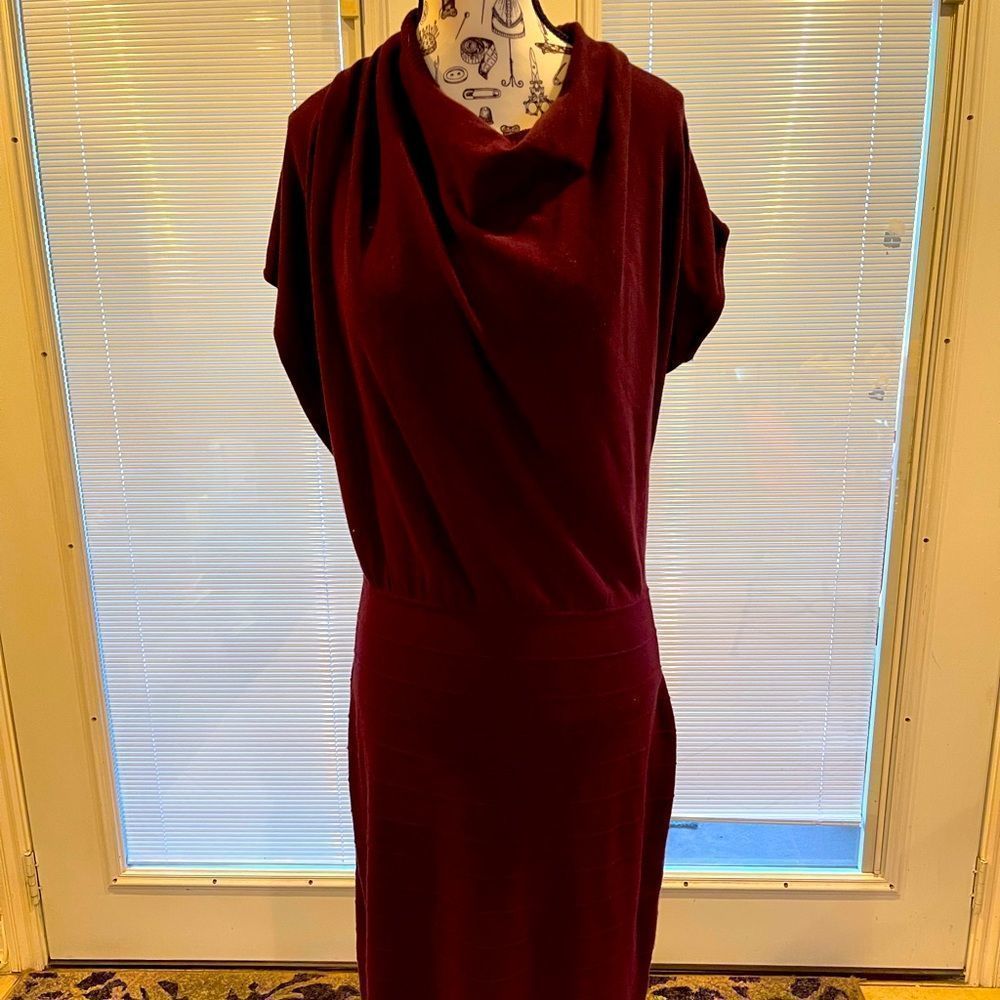 PLUS SIZE: New Year&Company Sweater Dress—Plum sz XL